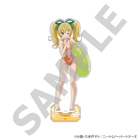 『ニートくノーとなぜか同棲はじめました』BIGアクリルフィギュアスタンド (叶愛 水着ver.)